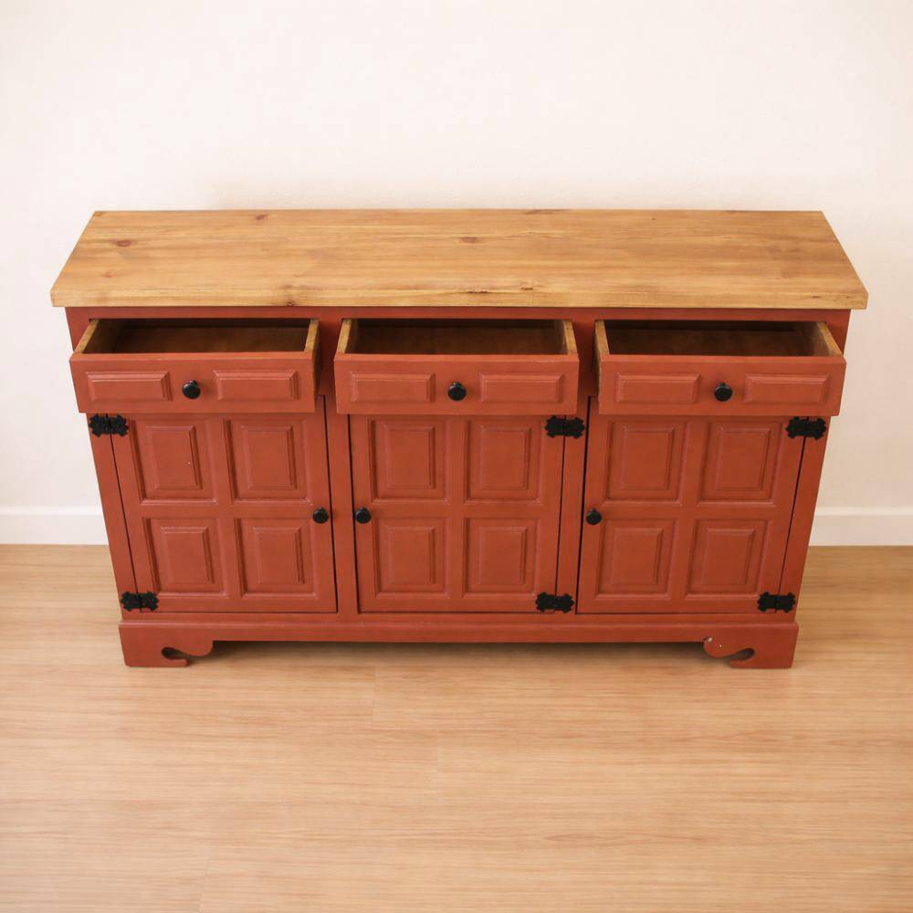1940s Narrow Spanish Castilian Style Sideboard