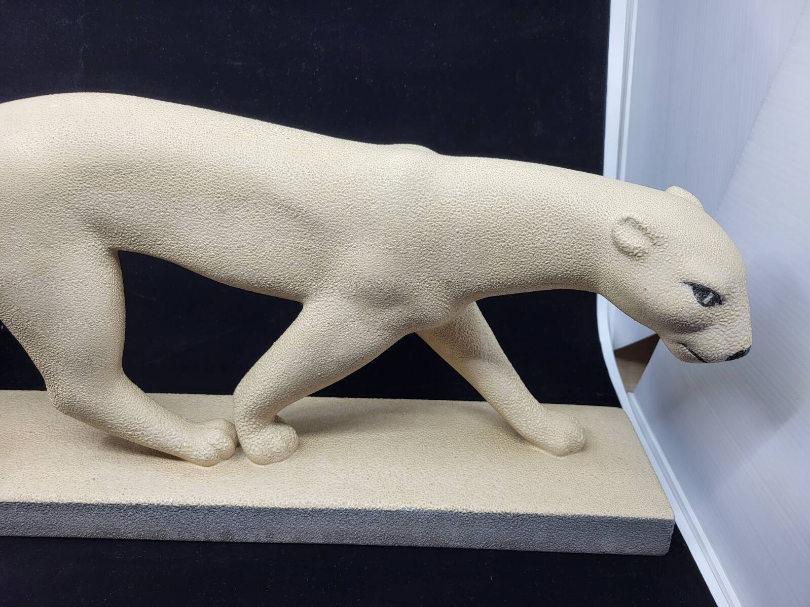 Saint Radegonde Panther in ceramic Art Deco France 1935