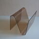 Modernist magazine holder pop space age plexiglas smokes vintage 70 years