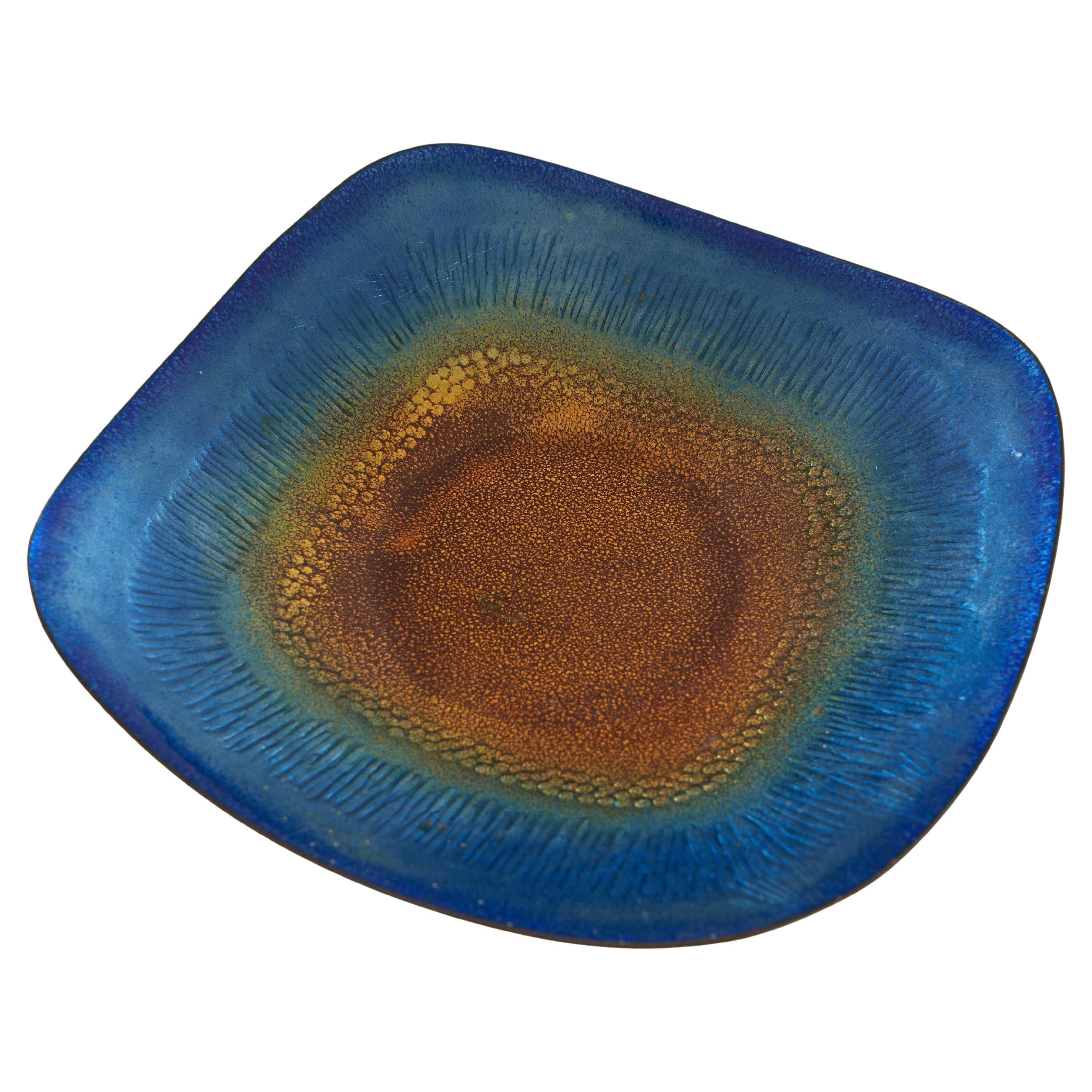 Enamelled bowl by Franco Bastianelli for Laurana Pesaro, 1960s.