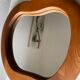Wooden apple mirror