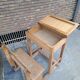 Table banc ou pupitre d'ecolier