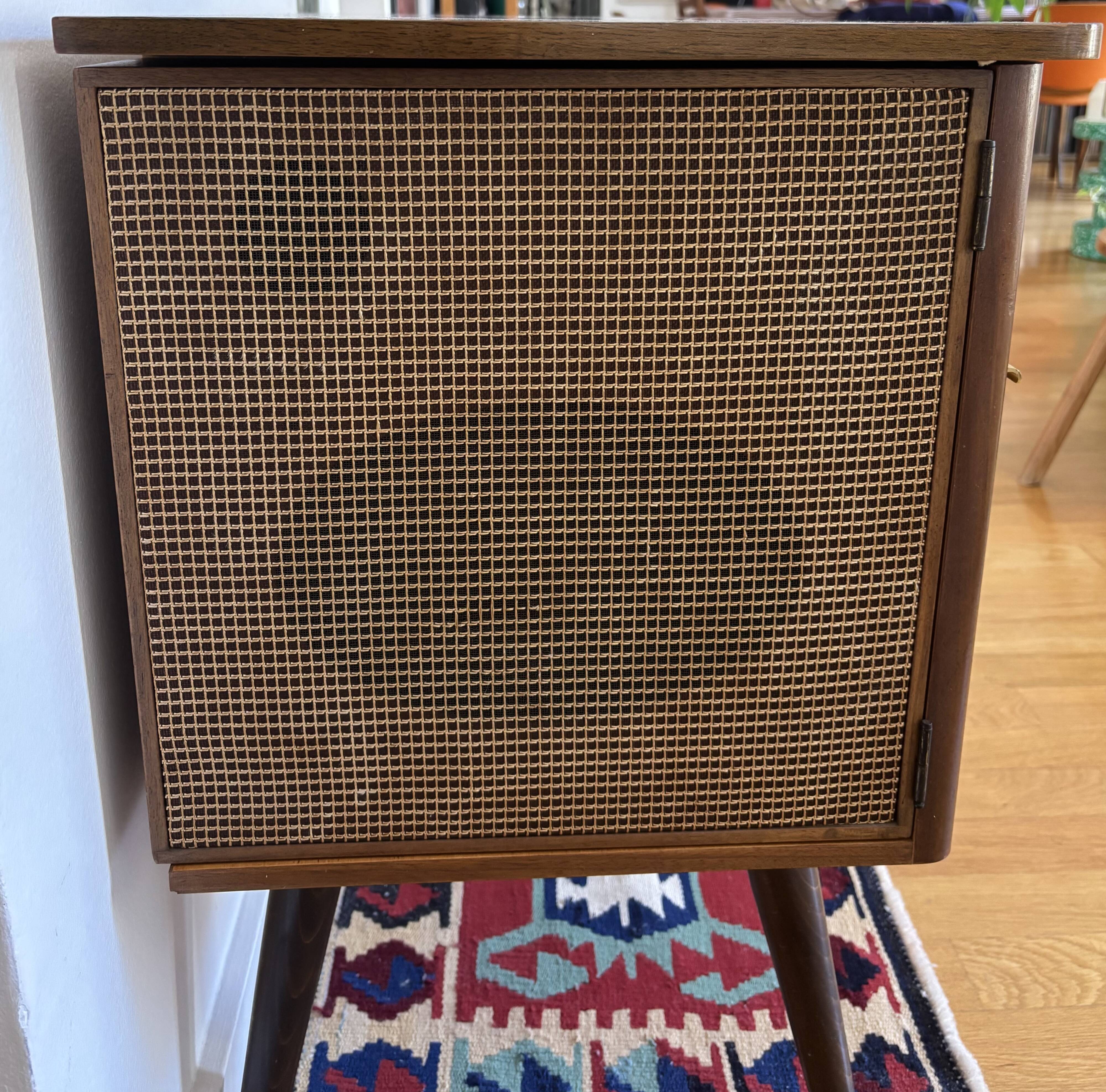 Vintage Schaub Lorenz Furniture Transformed into a Bar/Storage Unit