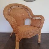 Wicker armchair