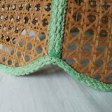 Vintage cane lampshade