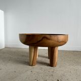 Coffee table, quadripod suar coffee table