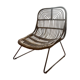 Fauteuil Rotin