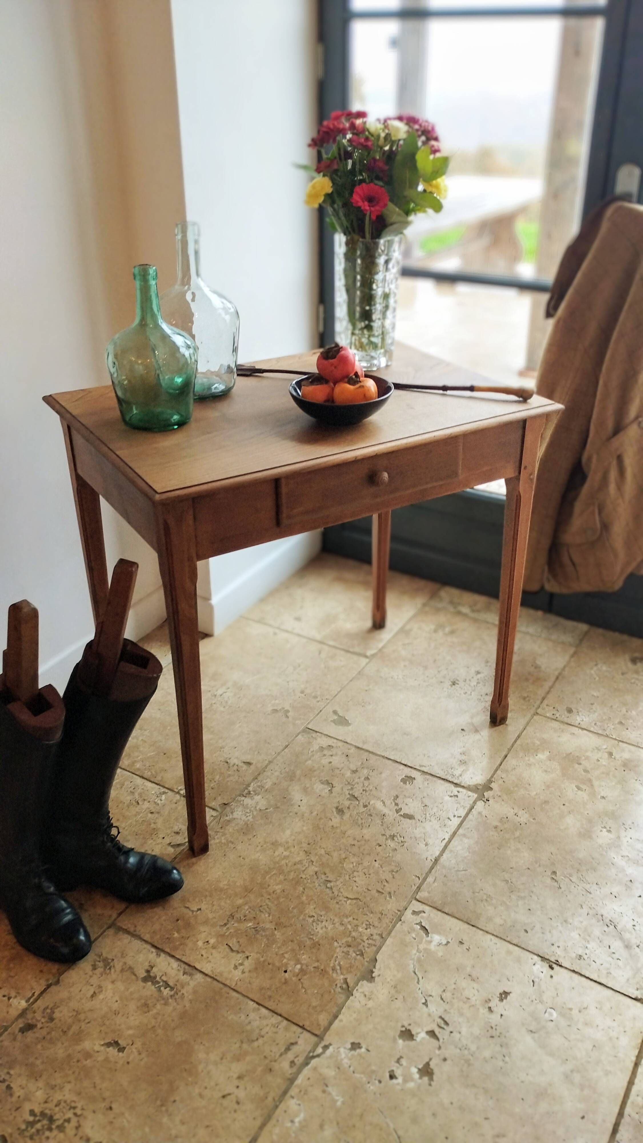 Oak side table