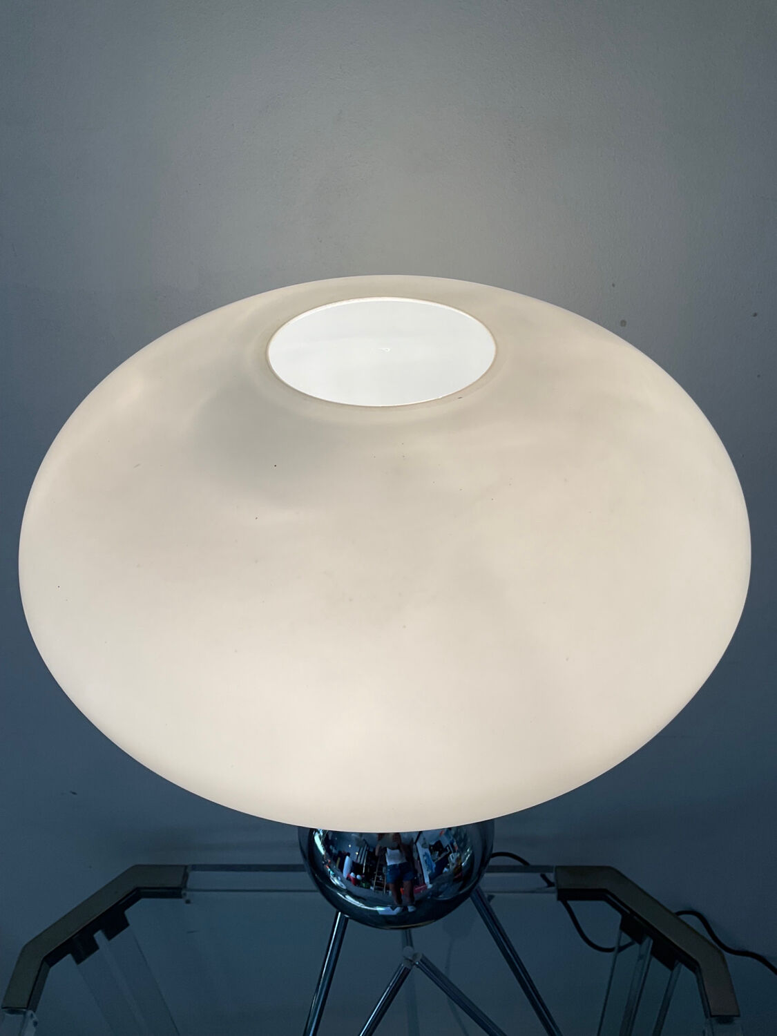 Space Age saucer lamp from the 70s