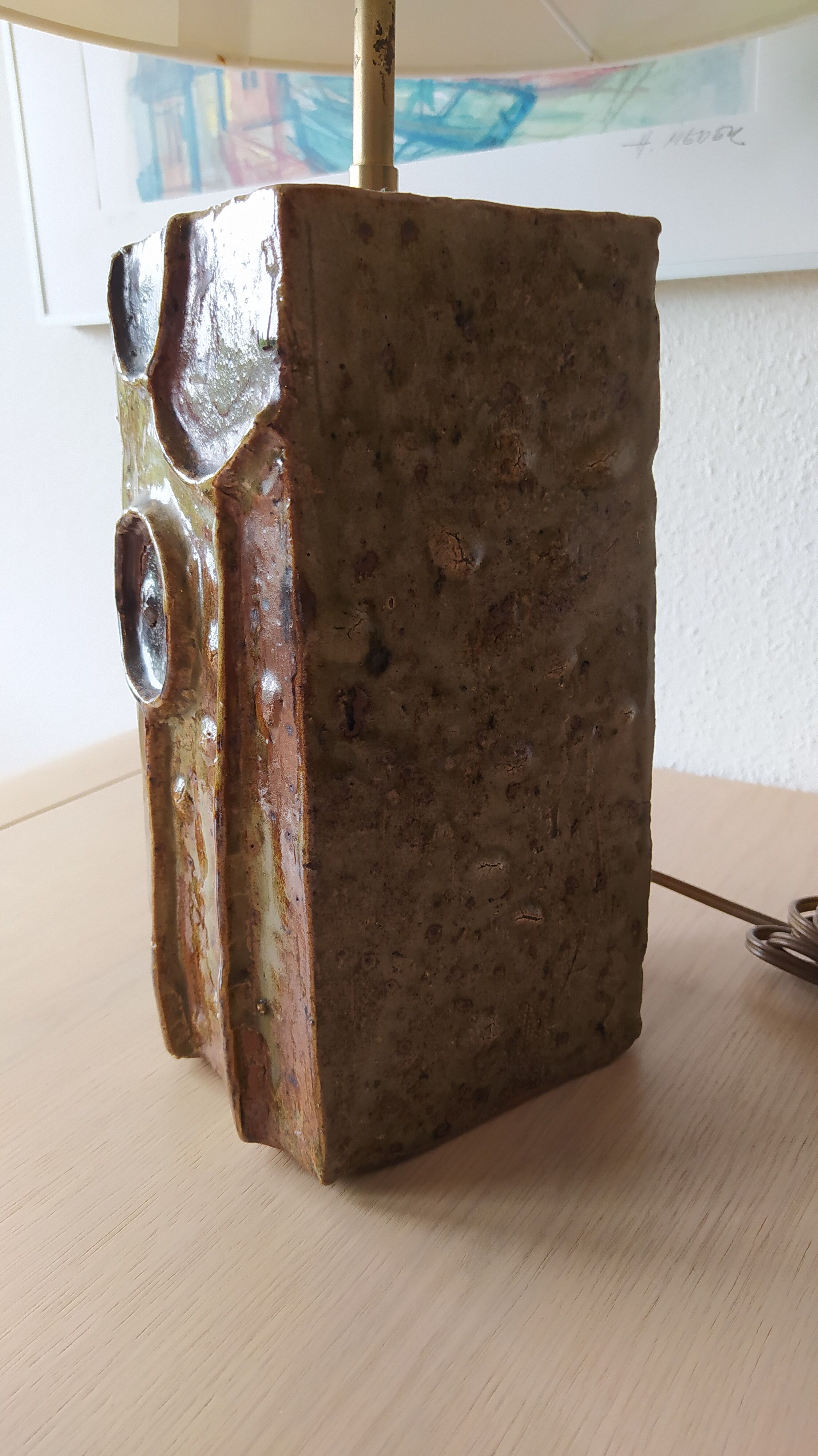 Ceramist lamp foot