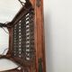 Tray coffee table decorated with a wrought iron trellis from 60-70