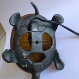 Amber turtle lamp