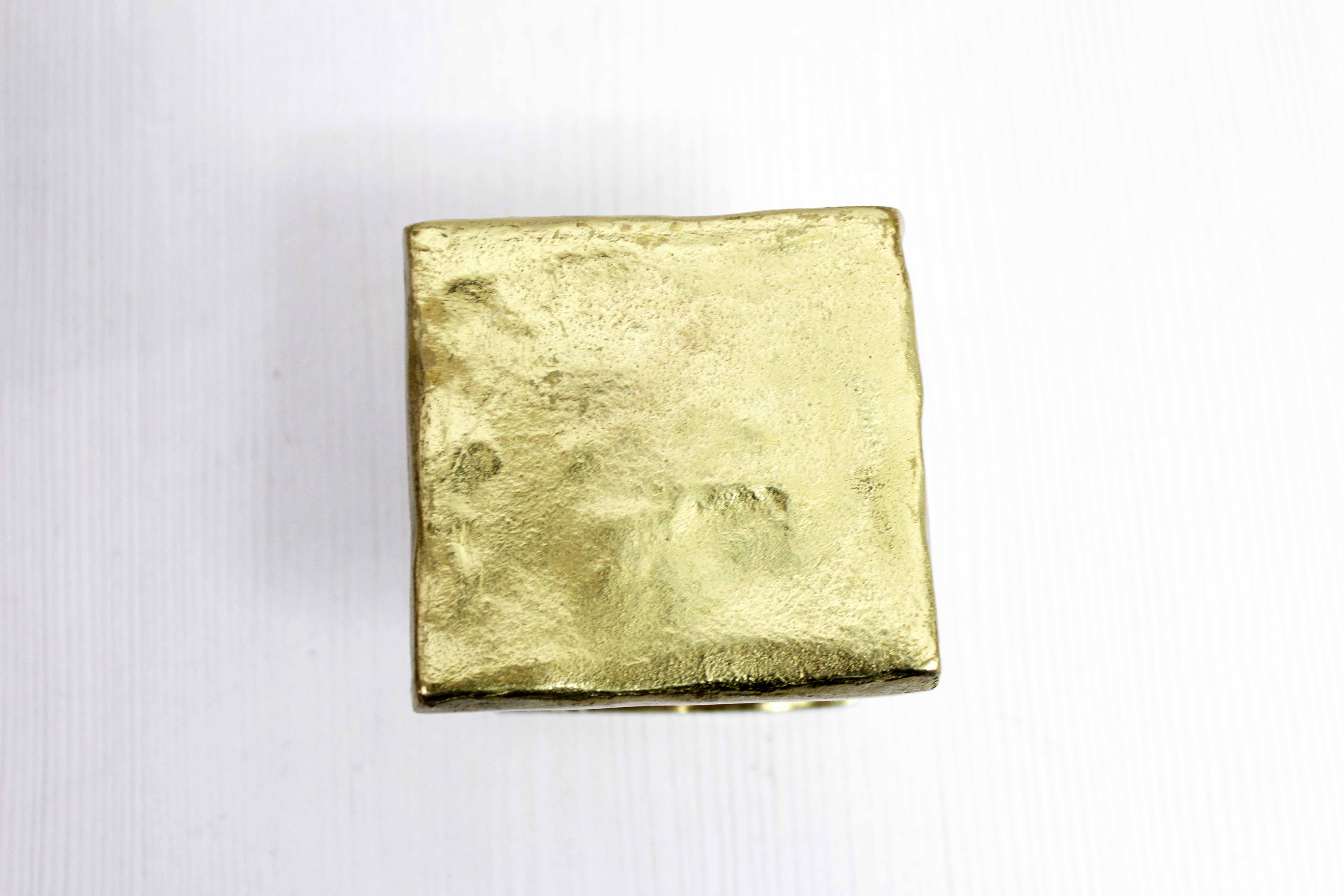 Set de 6 patères en bronze