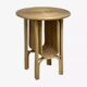 Rattan side table