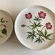 Set 11 assiettes fleurs Rorstrand Sweden Flora 1970
