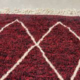 Tapis beniourain bordeau 195x294cm