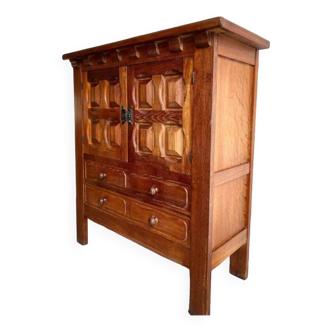 Vintage wooden 'brutalist' furniture
