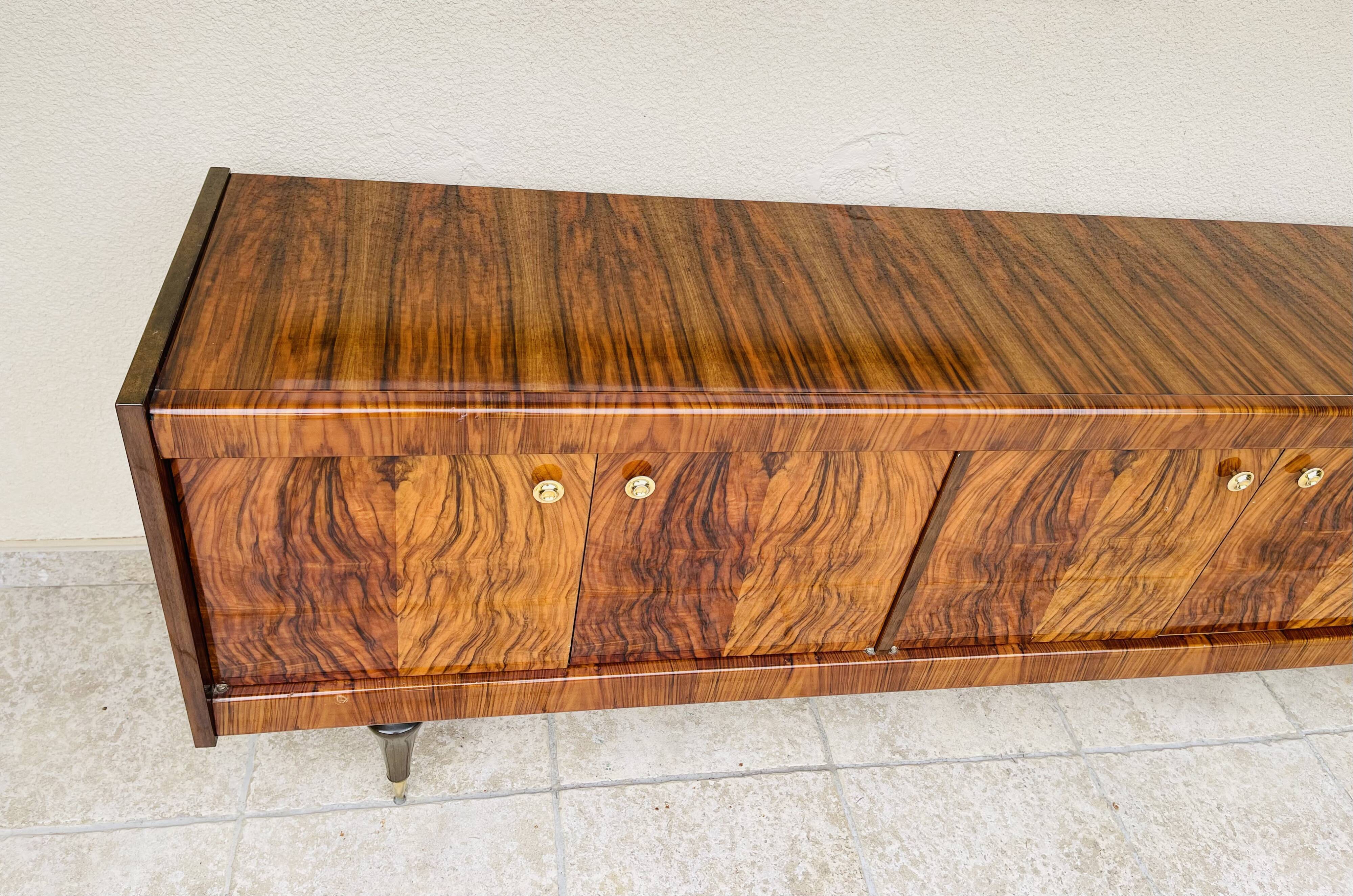 Art Deco walnut sideboard