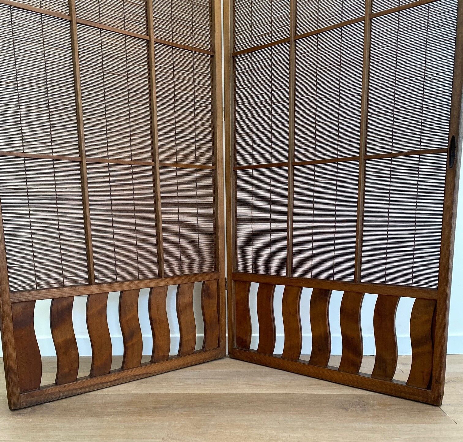 Japanese bamboo screen