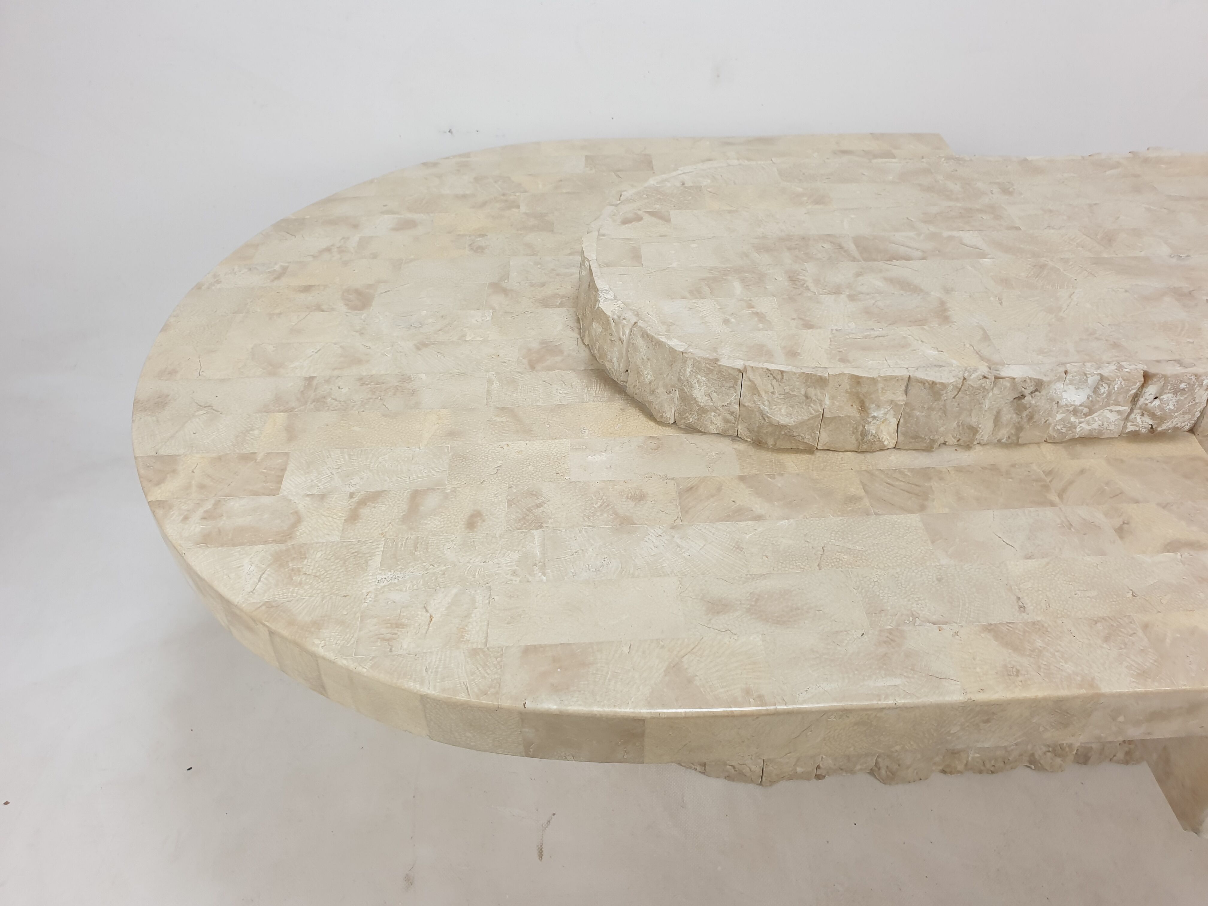Magnussen Ponte Mactan Stone Coffee Table, 1980s