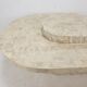 Magnussen Ponte Mactan Stone Coffee Table, 1980s
