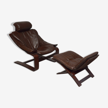 Kroken Nelo leather armchair, 1960