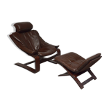 Kroken Nelo leather armchair, 1960