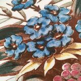 Sanejouand & Graves Clairefontaine plate, polychrome Tavia decoration