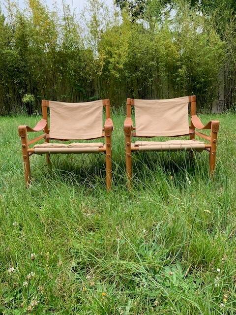 pair of Sirocco armchairs by Arne Norell - Sweden, 1960s