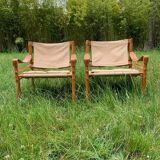 paire de fauteuils Sirocco d'Arne Norell - Suède années 60