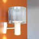 Set of 2 mid century modern wall sconce lamps new