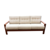 Scandinavian 3-seater teak sofa, 1970s