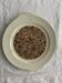 Vintage cashmere pattern earthenware cake dish