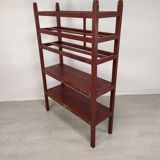 Patinated wood shelf