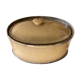 Antique glazed earthenware terrine