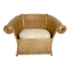 Fauteuil vintage en rotin