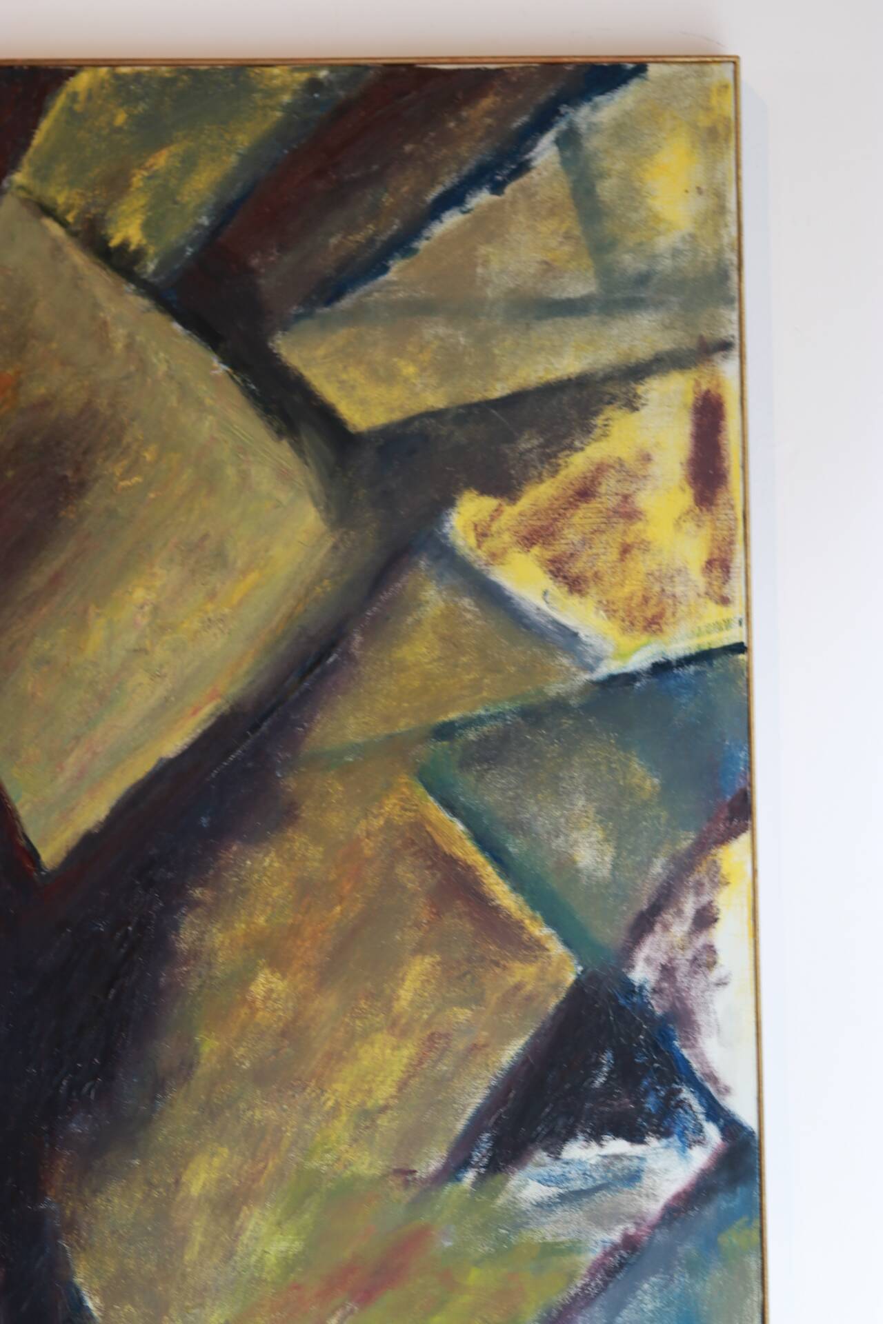 Large abstract art painting, 1970