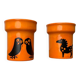 Mid-century German ceramic vases with owl and horse patterns from Wächtersbach, 1960s, set of 2.