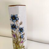 vintage exagonal wall vase pattern flowers from the countryside
