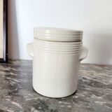 Pomace pot with lid