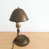 World War 2 WWII portable adjustable brass table lamp 1940s