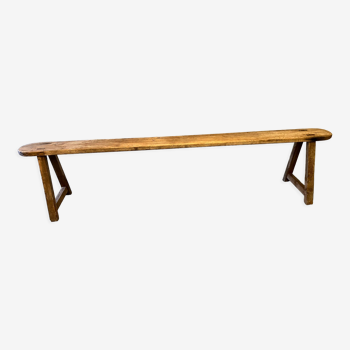 Banc en bois brut ancien 200 cm