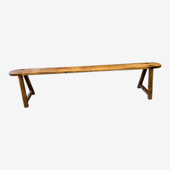 Old raw wood bench 200 cm