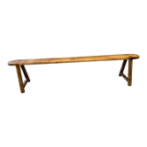 Old raw wood bench 200 cm