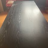 Italian design black beech table