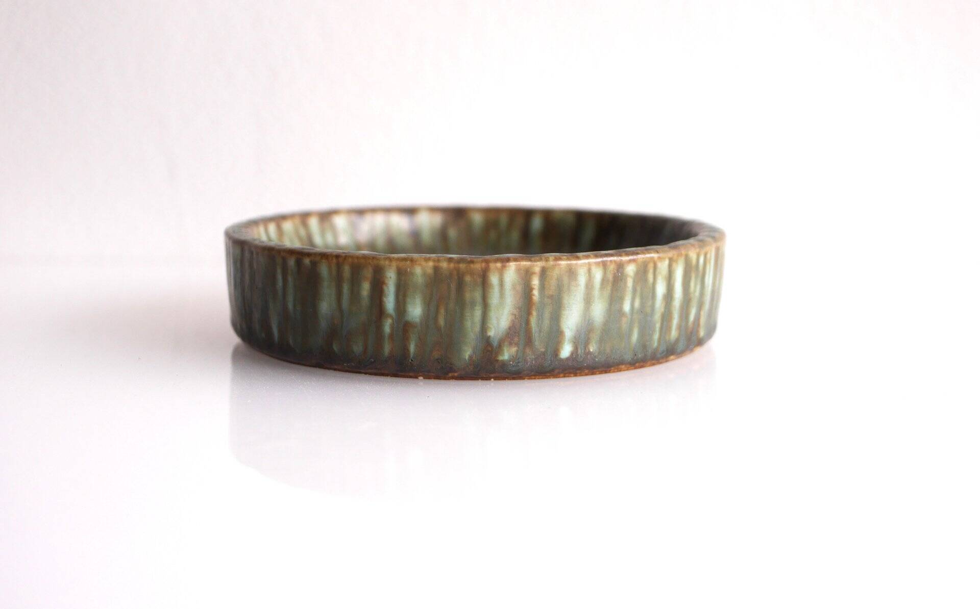 Scandinavian art pottery Birka bowls by Gunnar Nylund for Rörstrand, 1960s, set of 2