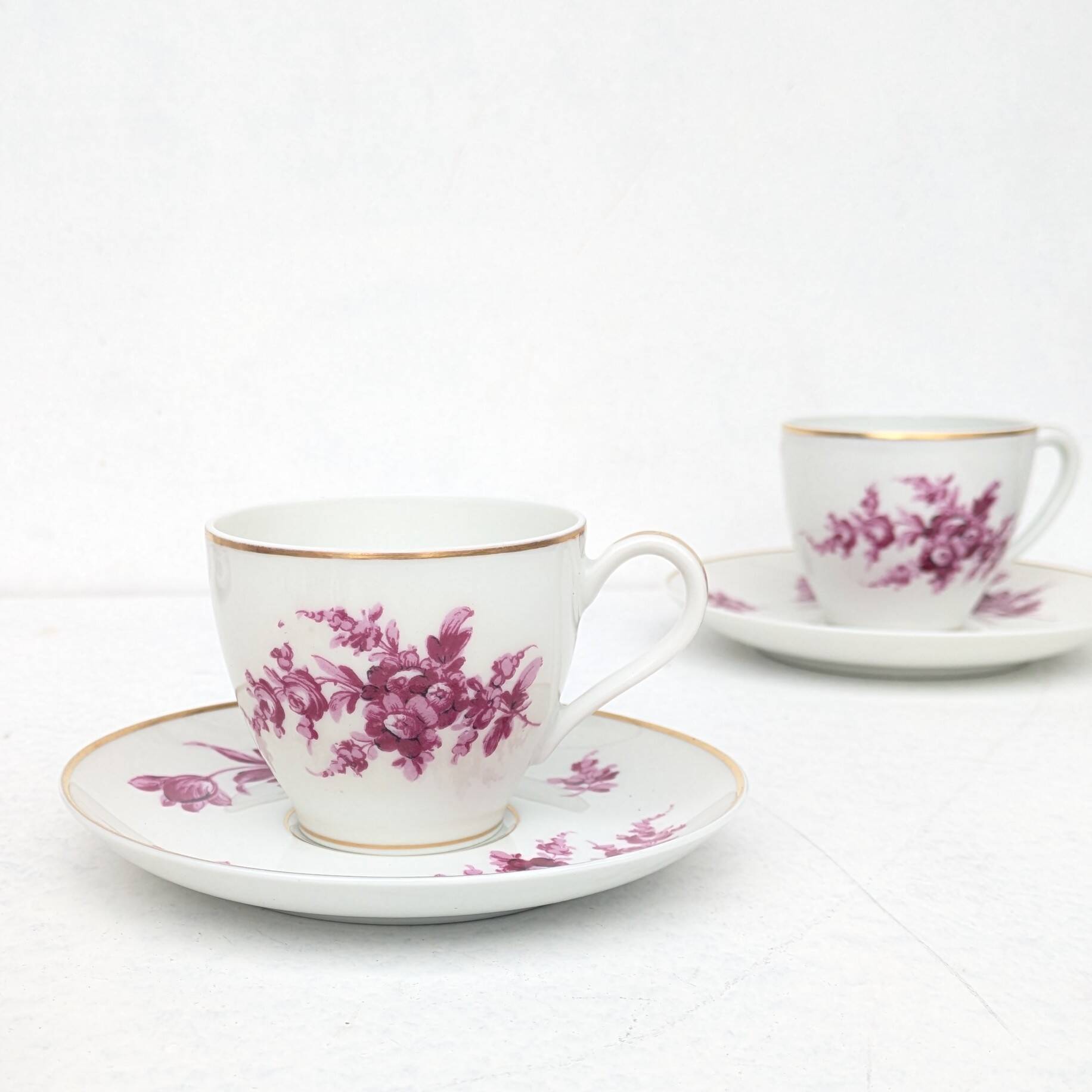 Lot de 4 tasses Théodore Havilland