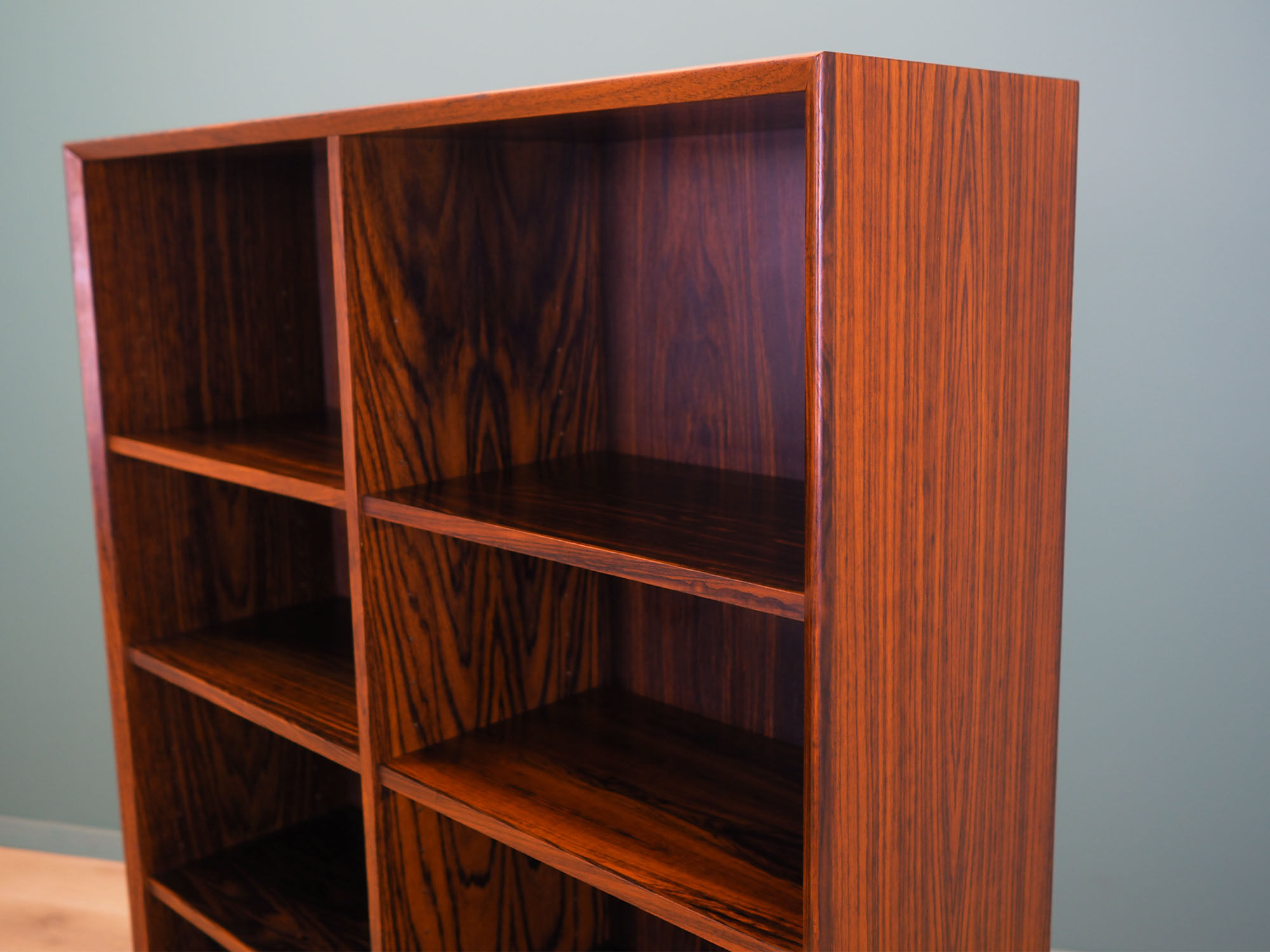 Rosewood bookcase, Danish design, 1960s, manufactured by Brouer Møbelfabrik