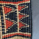 Woven ethnic basket, 60s