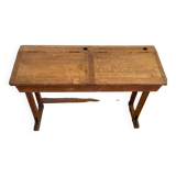 Solid oak school desk